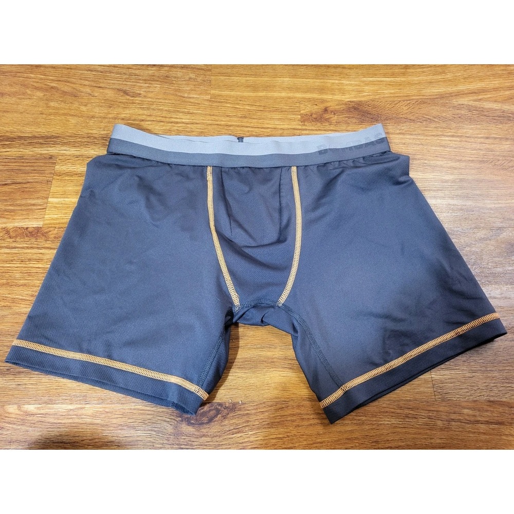 Bombas Striped Boxer Brief Men's Underwear Dark Gray L